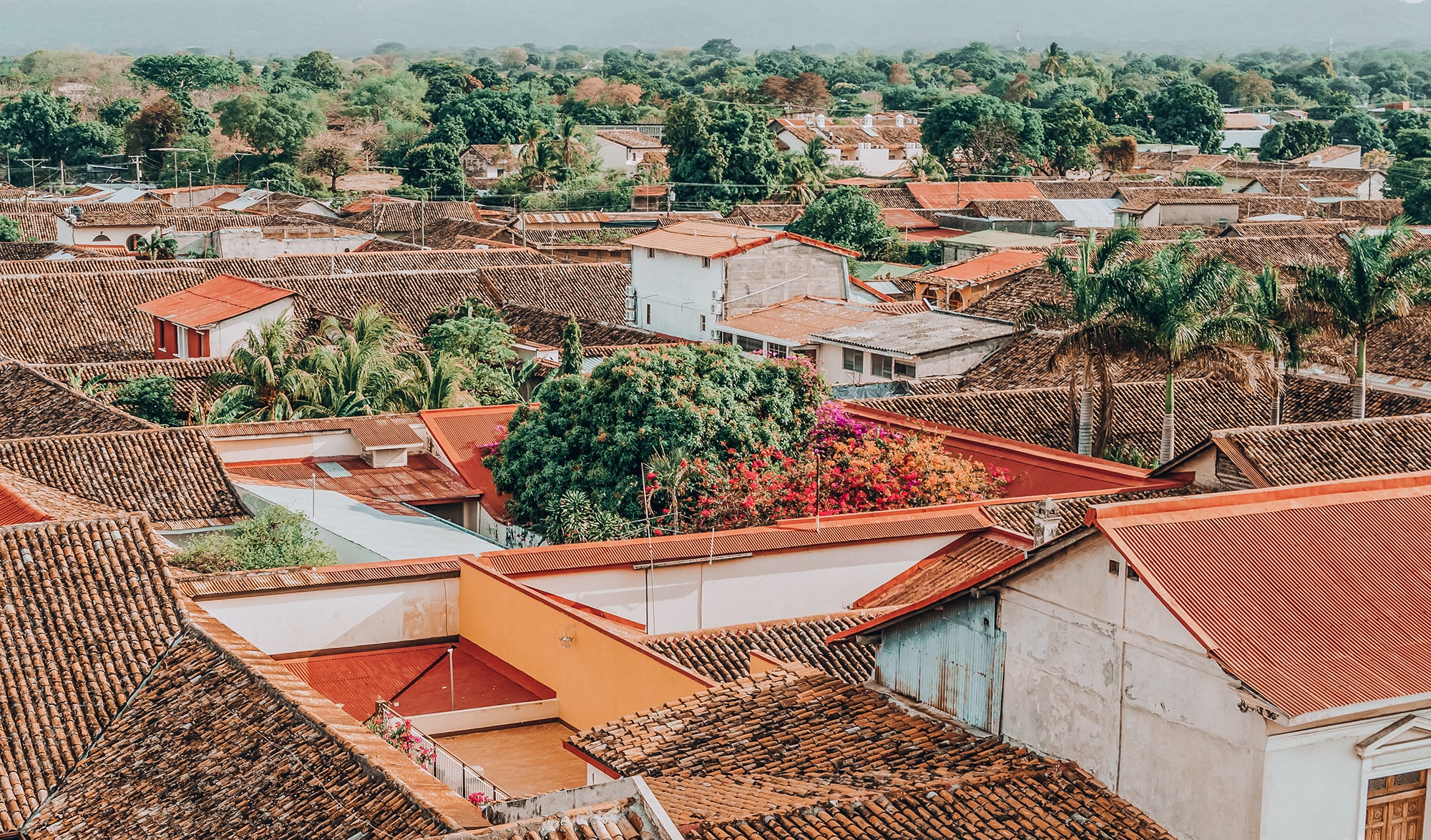 Colonial houses of Granada, Nicaragua. International Language Programs